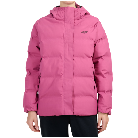 Chaqueta de invierno para mujer 4F Down Jacket F0927 rosa Dark Pink