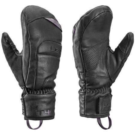 Guantes de esquí para mujer Leki Montera Prime Women Mitt negro black-blackberry gray