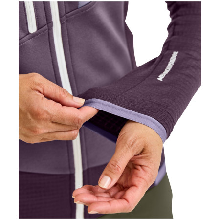 Sudadera de mujer Ortovox Fleece Grid Hoody W