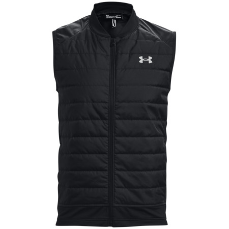 Chaleco de hombre Under Armour Run Insulate Vest negro Black / / Reflective