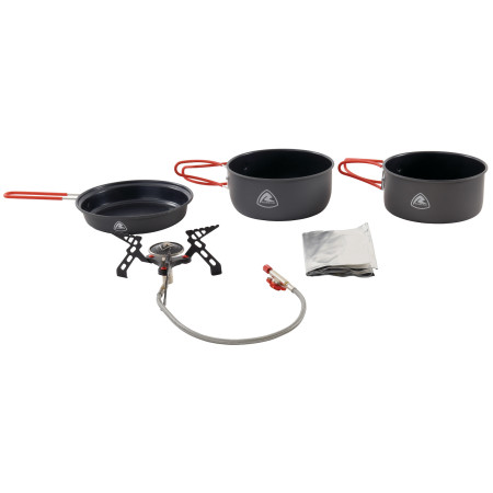 Hornillo y vajilla Robens Fire Beetle Pro Cook Set M negro Black