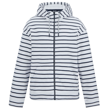Sudadera de mujer Regatta Bayletta Hoody blanco/azul Wht/NvyStrpe