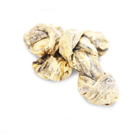 Golosinas para perros Fish4Dogs Dental Sea Jerky Fish Knots 100g