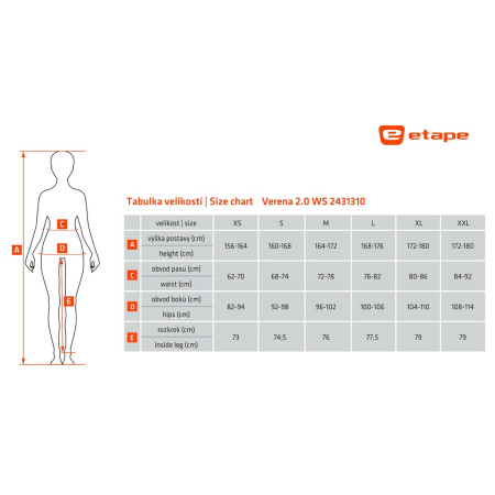 Pantalones de mujer Etape VERENA 2.0 WS