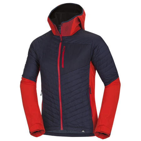 Chaqueta de hombre Northfinder Rayan azul/rojo Bluered