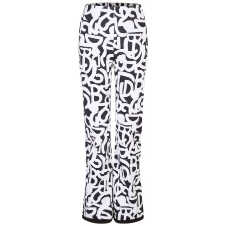 Pantalones de mujer Dare 2b Upshill Pant negro/blanco Black & White Graffiti