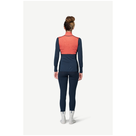 Camiseta funcional de mujer Devold Lauparen Merino 190 Zip Neck Wmn