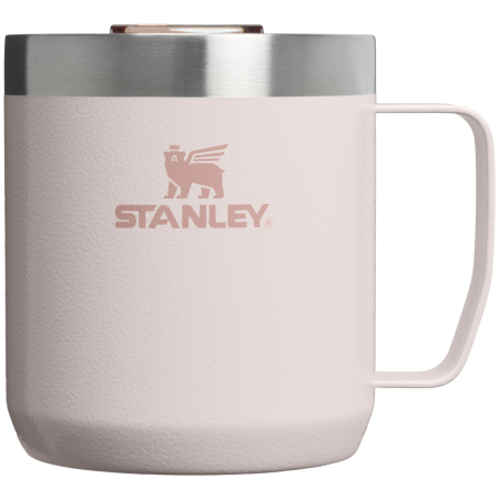 Taza térmica Stanley Stay-Hot Camp Mug 350 ml rosa Hammertone Rose Quartz