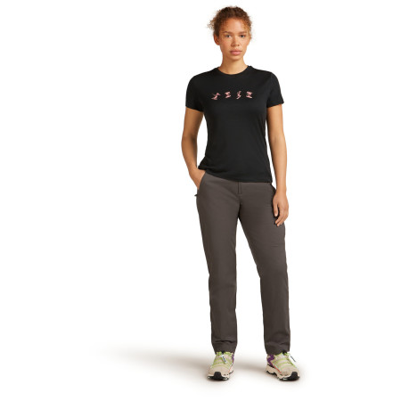 Camiseta de mujer Icebreaker Women Merino 150 Tech Lite SS Tee Snow Day