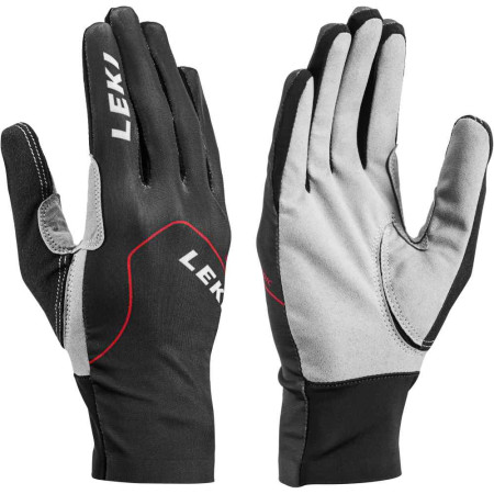 Guantes Leki Nordic Skin negro/rojo black-red-graphite