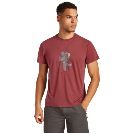 Camiseta funcional de hombre Icebreaker M Mer Core SS Tee Tech Head