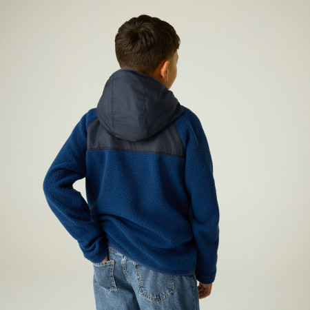 Sudadera para niños Regatta Munro Hybrid Jacket AviBlueNavy