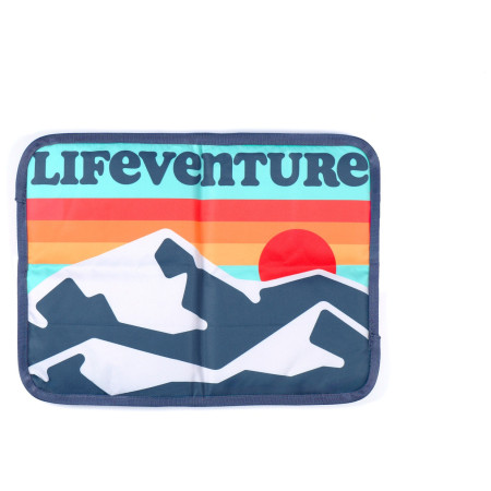Esterilla para sentarse LifeVenture Sit Mat azul Retro