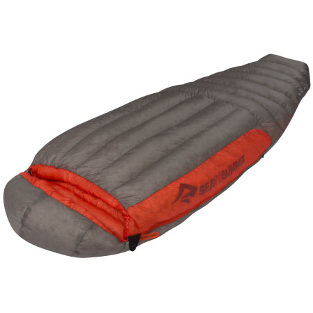 Saco de dormir de plumón Sea to Summit Flame FmII - Women's Long gris/rojo DarkGray/Paprika