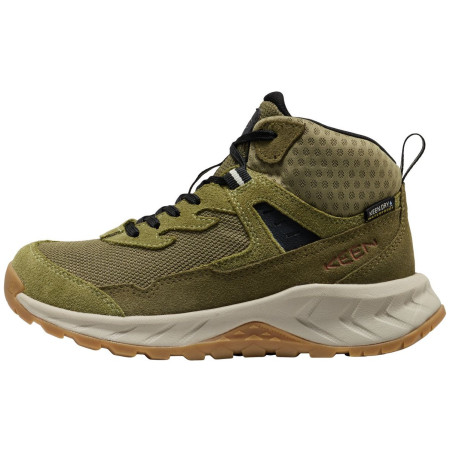 Calzado para niños Keen Hightrail Mid Wp Youth Dark Olive