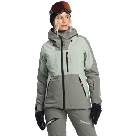 Chaqueta de esquí para mujer Tenson Orbit Ski Jacket verde/gris Grey Green