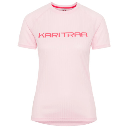 Camiseta de mujer Kari Traa Ella Tee blanco/rosa Bgum/Bubblegum