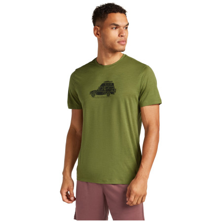 Camiseta funcional de hombre Icebreaker M Mer 150 Tech Lite SS Tee Cosy Camper