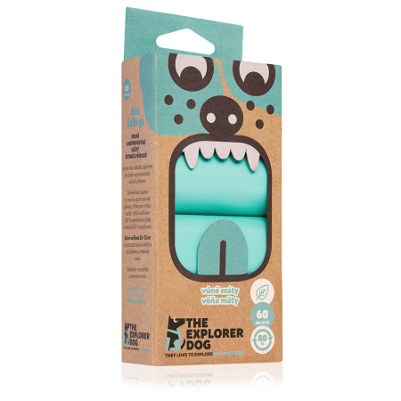 Bolsas para excrementos de perros Explorer Dog Eko Exbags Mint 60 ks
