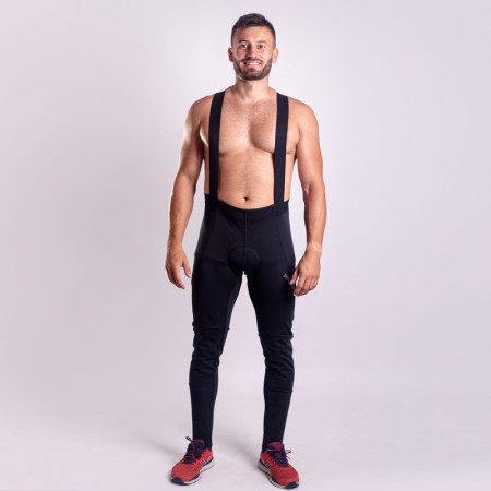 Pantalones de ciclismo para hombre Progress Giro Winter BIB PAD