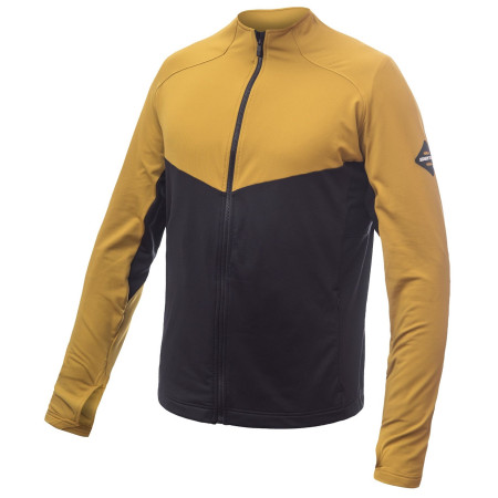 Sudadera de hombre Sensor Coolmax Thermo Celozip negro/amarillo Černá/Mustard