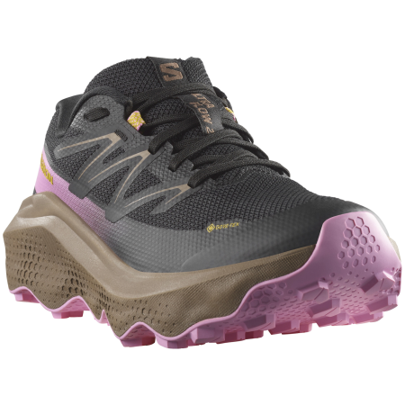 Zapatillas de carrera para mujer Salomon Ultra Flow 2 Gore-Tex negro Black / Iron / Cyclamen