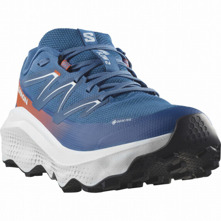 Calzado de hombre Salomon Ultra Flow 2 Gore-Tex azul Dark Blue / Ballad Blue / Cherry Tomato