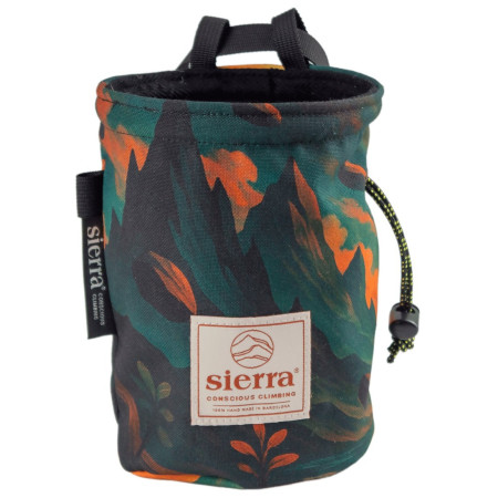 Saco de magnesio SIERRA Climbing Element Series verde/naranja