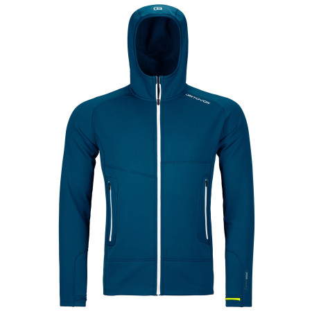 Sudadera de hombre Ortovox Fleece Light Hoody azul Petrol Blue