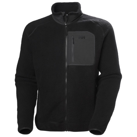 Sudadera funcional de hombre Helly Hansen Panorama Pile Block Jacket negro 991 Black