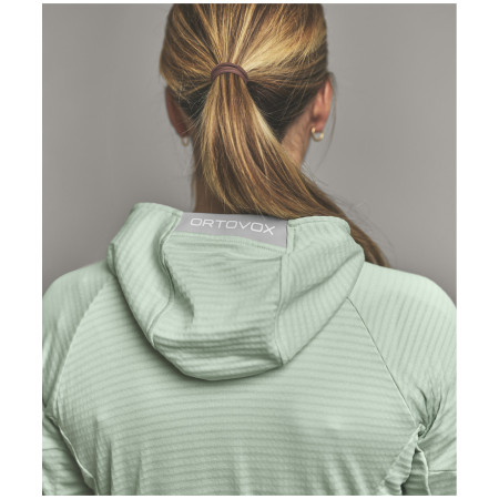 Sudadera funcional de mujer Ortovox Fleece Light Grid Hoody W