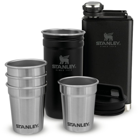 Juego de regalo Stanley Petaca 230ml + 4 uds. vaso de chupito