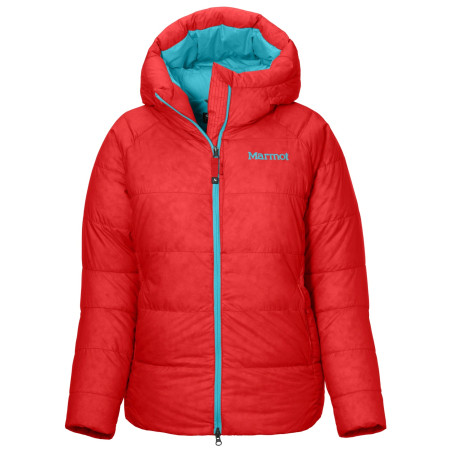 Chaqueta de plumón para mujer Marmot Wm's Mt. Tyndall Hoody rojo VictoryRed