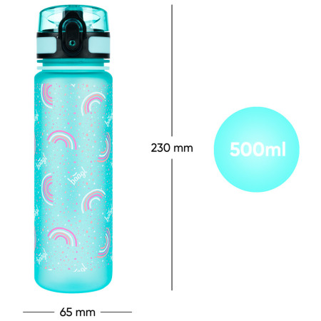 Botella para niños Baagl Botella de agua Tritan 500 ml