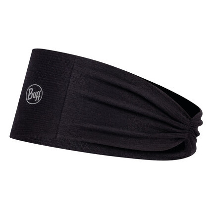 Banda para cabeza Buff Coolnet UV+ Tapered Headband negro solid black