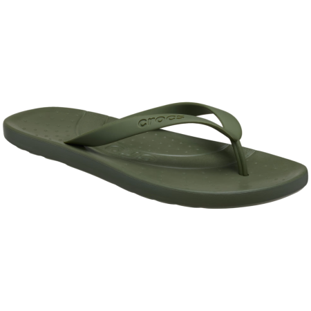 Chanclas Crocs Flip verde oscuro Army Green