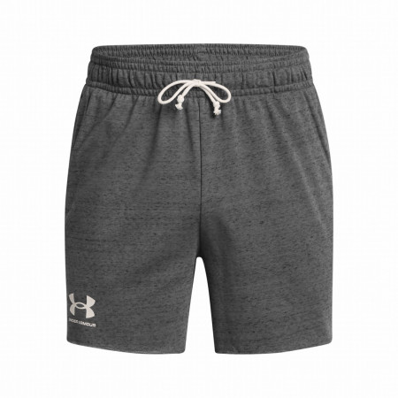 Pantalones cortos de hombre Under Armour Rival Terry 6in Short gris Gray