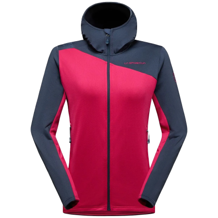 Chaqueta polar para mujer La Sportiva Cosmic Thermal Hoody W rosa/azul Azalea/Night Sky
