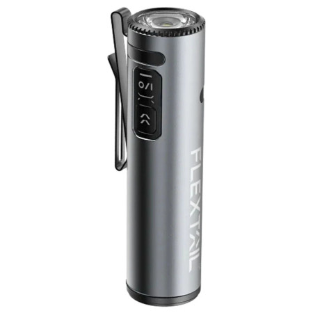 Linterna LED Flextail ZERO Flashlight 1200 plata Silver
