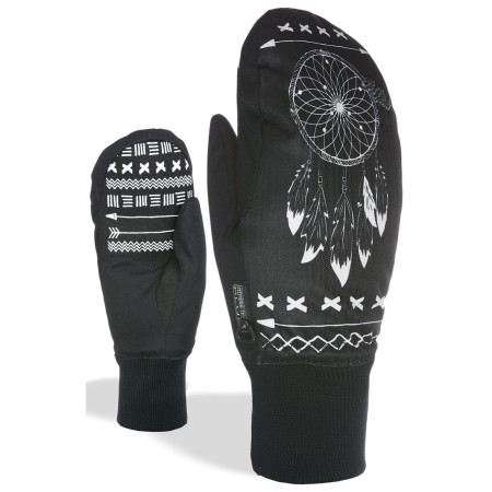 Guantes de mujer Level Bliss Coral Mitt negro/blanco Blackwhite