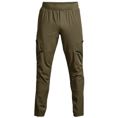 Pantalones de hombre Under Armour Unstoppable Cargo Pants verde Tent / / Black