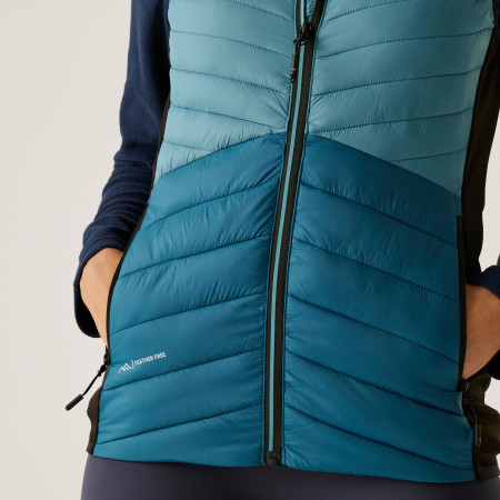 Chaleco de mujer Regatta Women’s Leedre Hybrid B/W