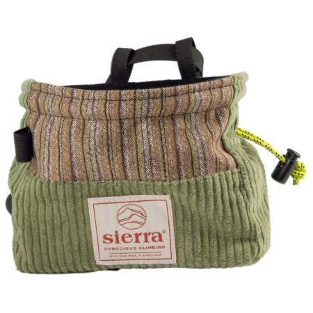 Saco de magnesio SIERRA Climbing Cube verde/marrón