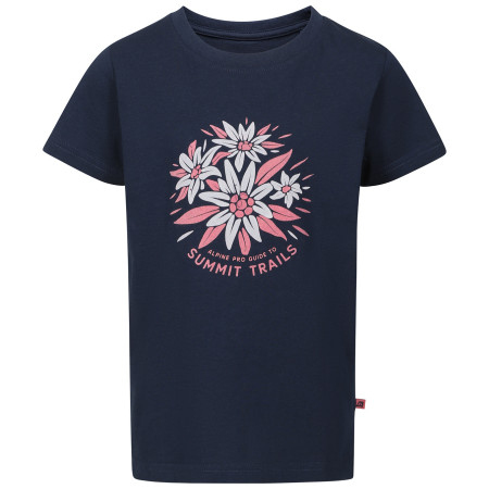 Camiseta para niños Alpine Pro Dallo 3 Moonlit Ocean azul oscuro MOONLIT OCEAN VARIANTA PA