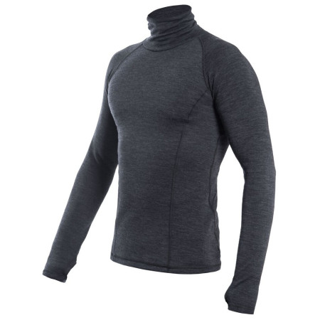 Camiseta funcional de hombre Sensor Merino Bold Roll Neck manga larga