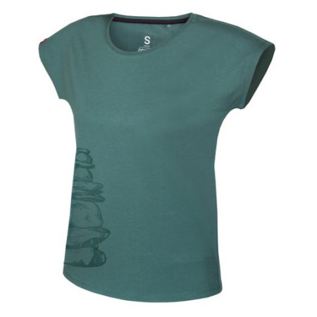 Camiseta de mujer Ocún Kimo T Women Stoneman azul Blue North Atlantic