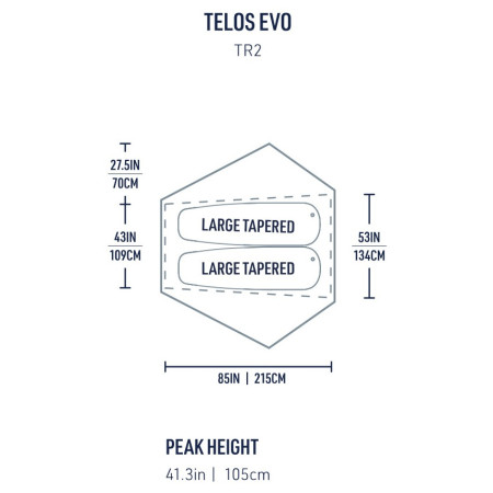 Tienda de campaña Sea to Summit Telos Evo Bikepack Tent - TR2