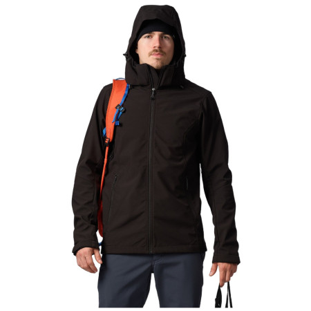 Chaqueta softshell de hombre Northfinder Anastacc negro black