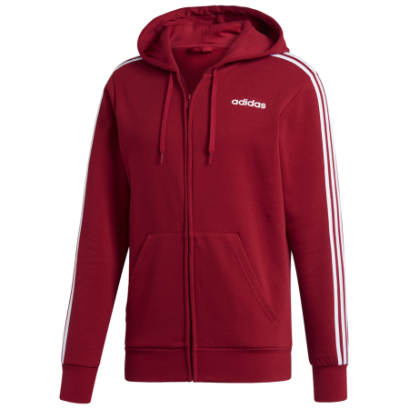 Sudadera de hombre Adidas E 3S FZ FL rojo