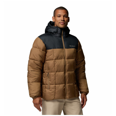 Chaqueta de hombre Columbia Puffect™ Iv Hooded Jacket marrón Delta, Black